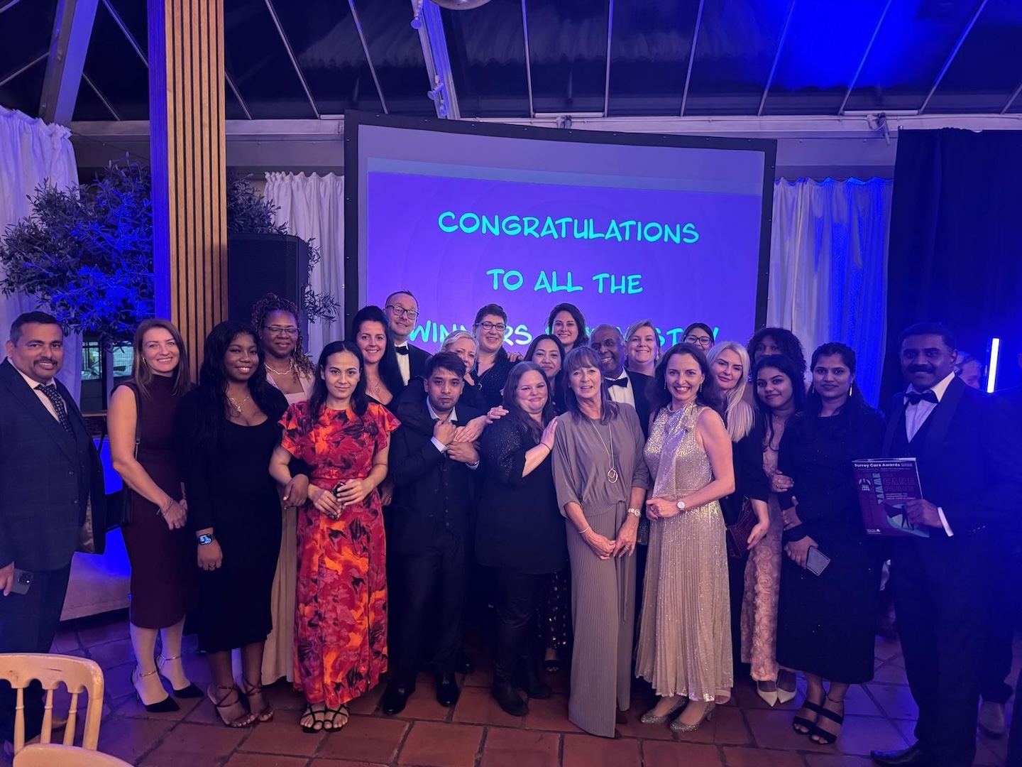 Finalists at the 2025 Surrey Care Awards