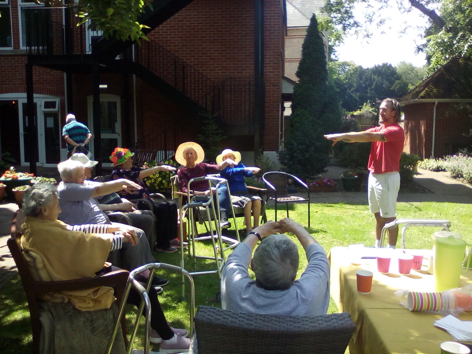 Entertainment in the garden