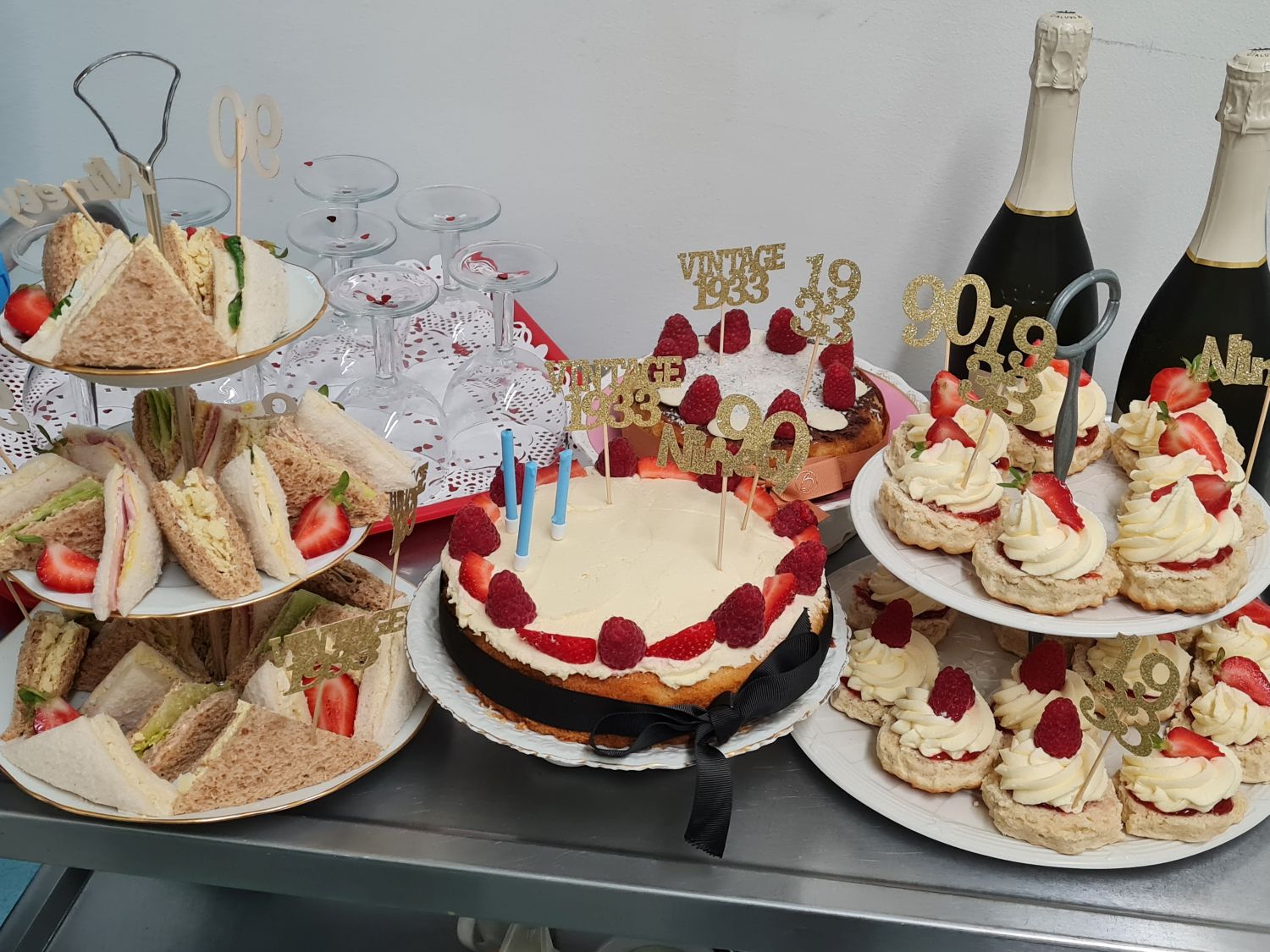 A spread of lovely cakes