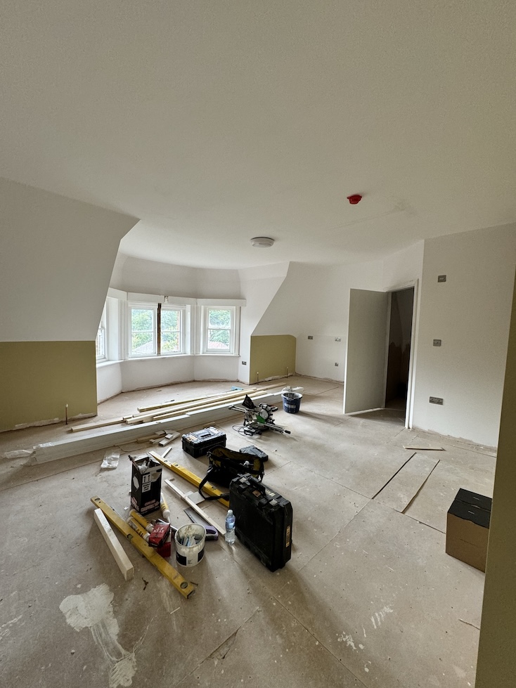 New rooms being decorated at Windsor Court