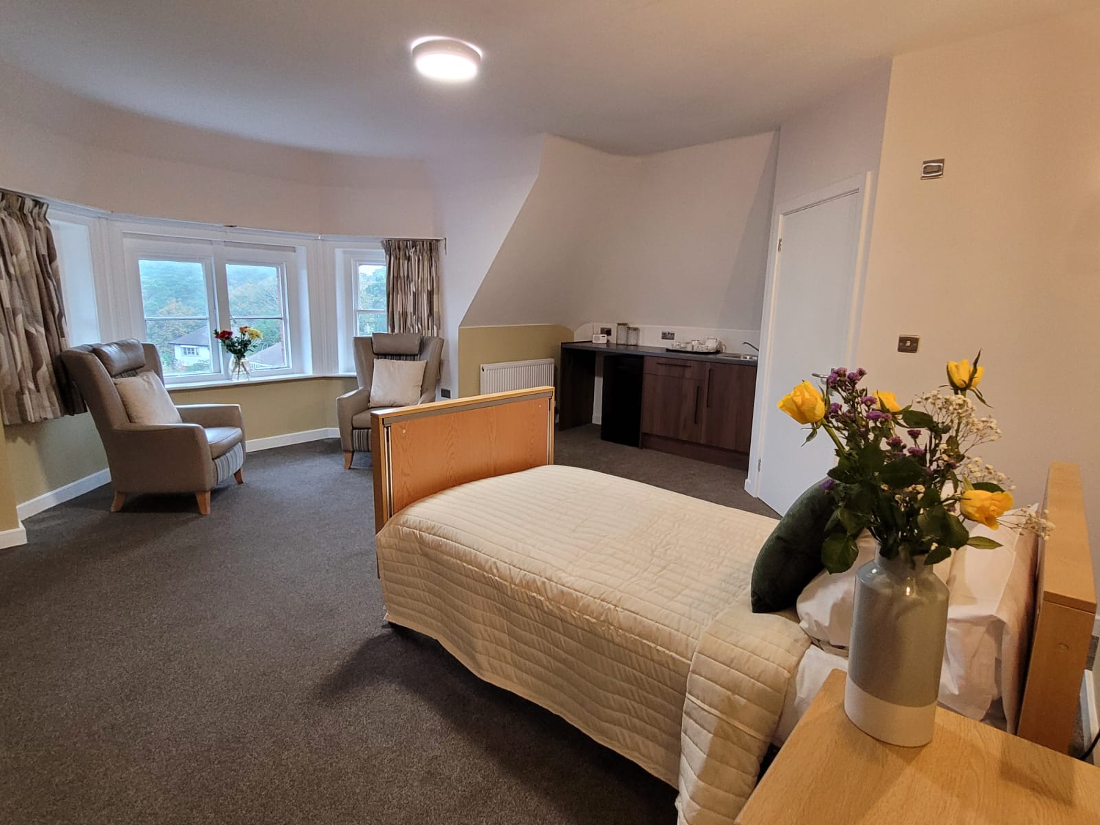 Newly decorated rooms at Windsor Court Care Home 