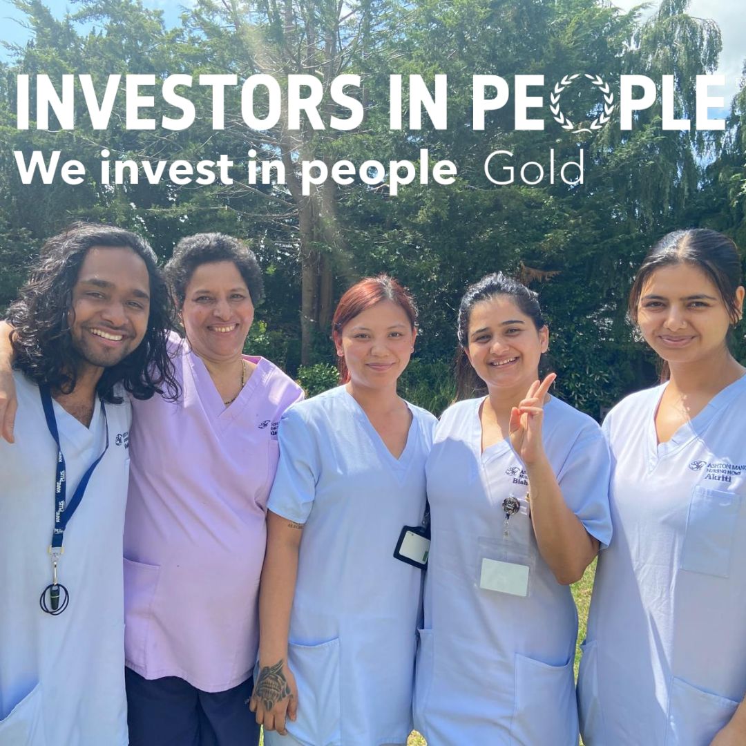 A group photo of care staff