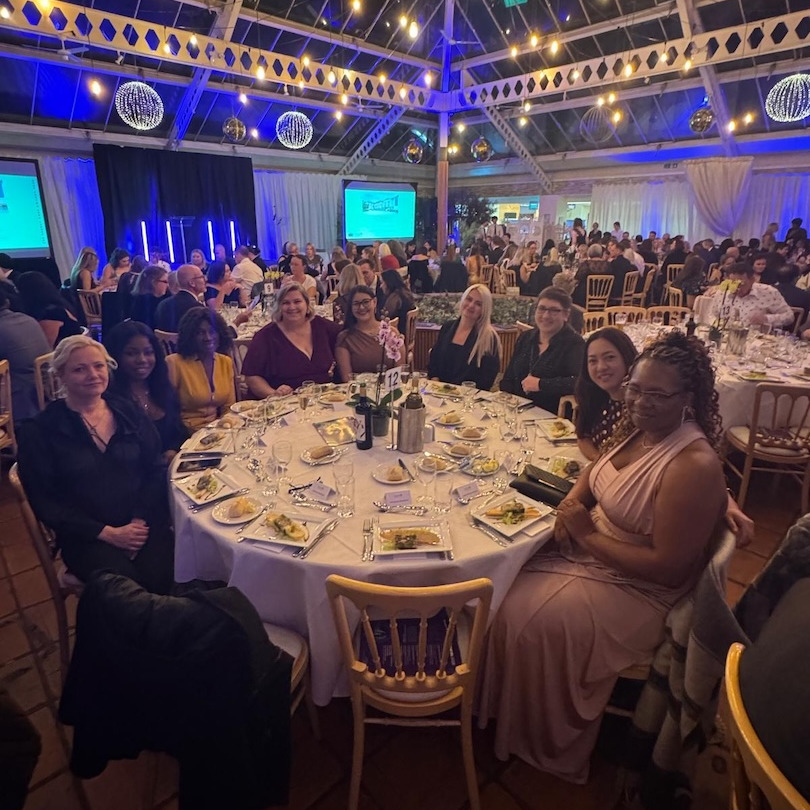 Beritaz team sat at a table at the Surrey Care Awards 2025