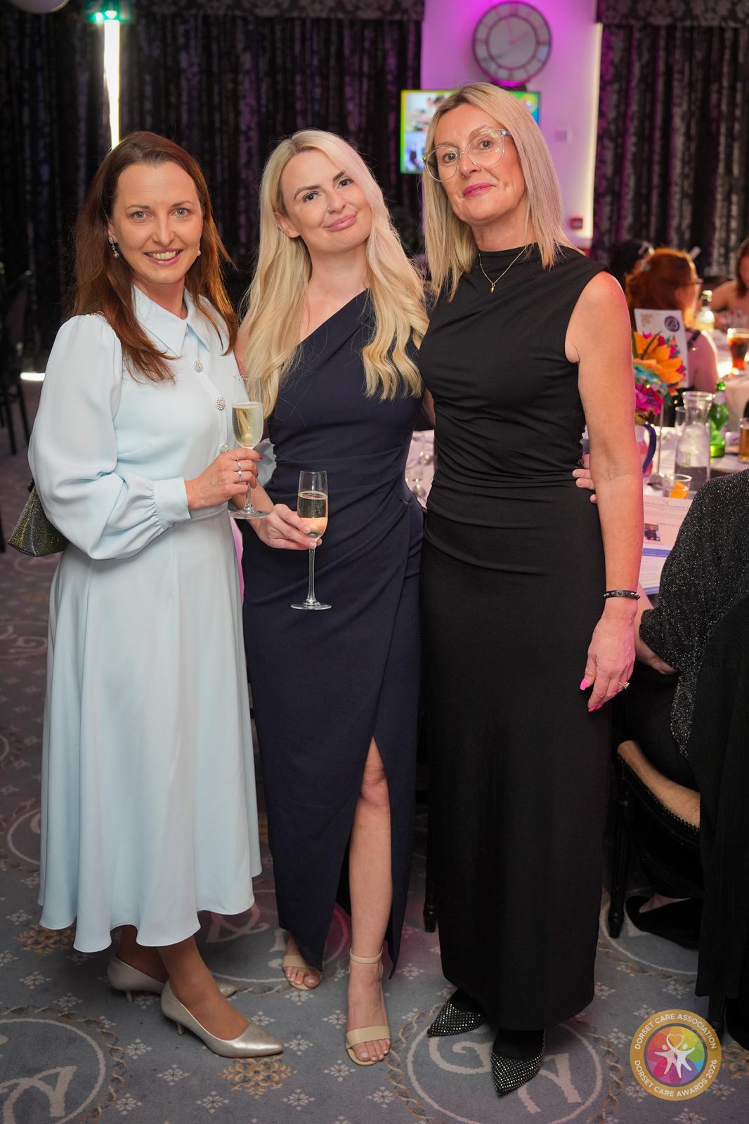 Staff members at the Dorset Care Awards