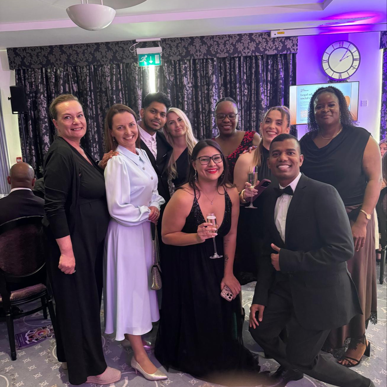 Staff members at the Dorset Care Awards