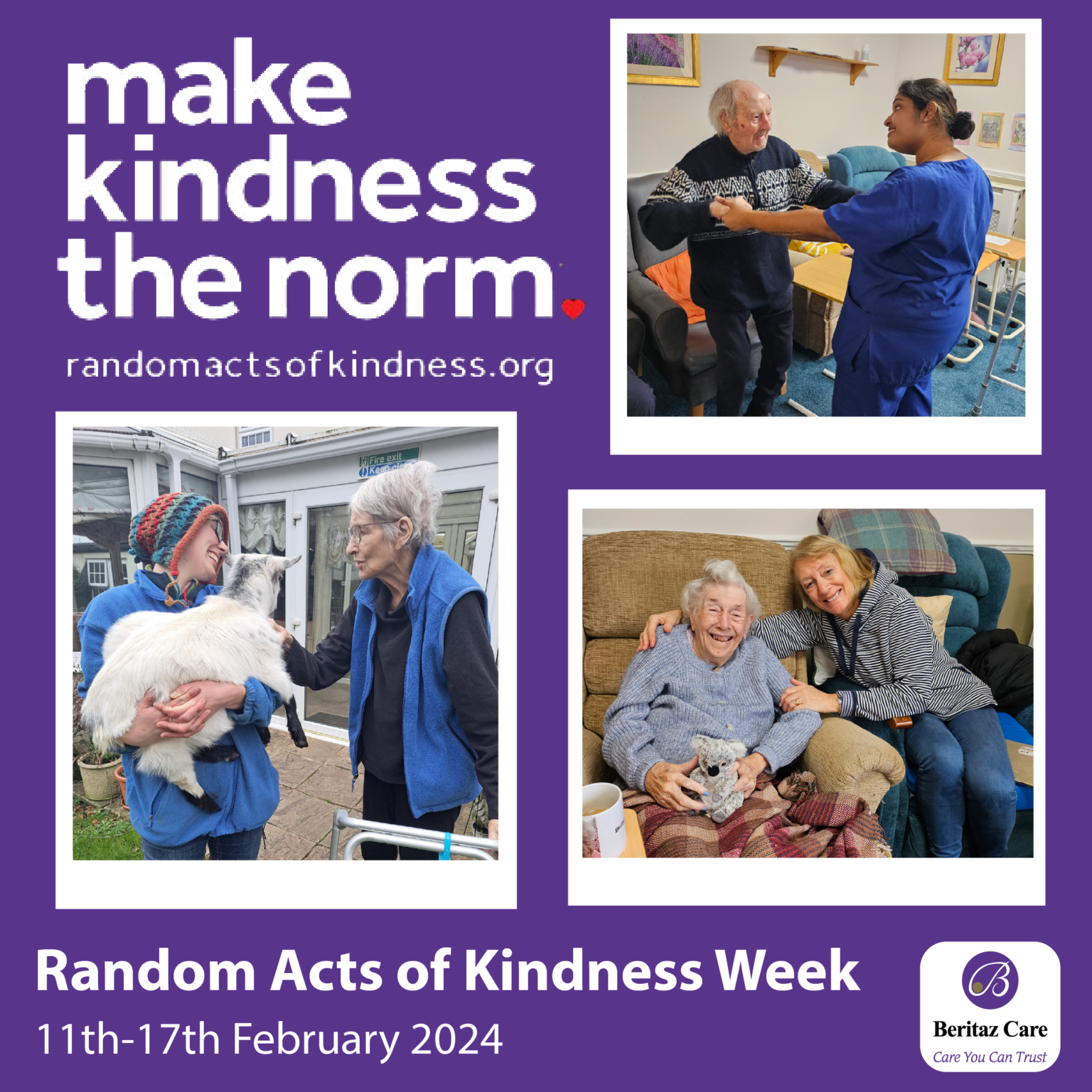 Random Acts of Kindness Week 2024 Beritaz Care